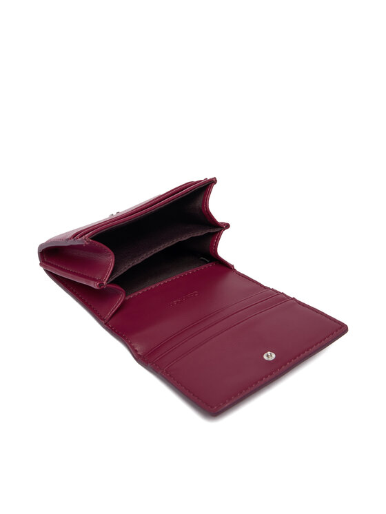 Calvin Klein Calvin Klein Pénztárca Bold Ck Medium Bifold LV04F1047G Bordó