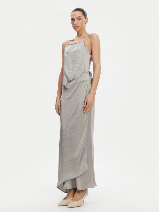 Herskind Herskind Estélyi ruha Sanderson 5557196 Ezüst Regular Fit