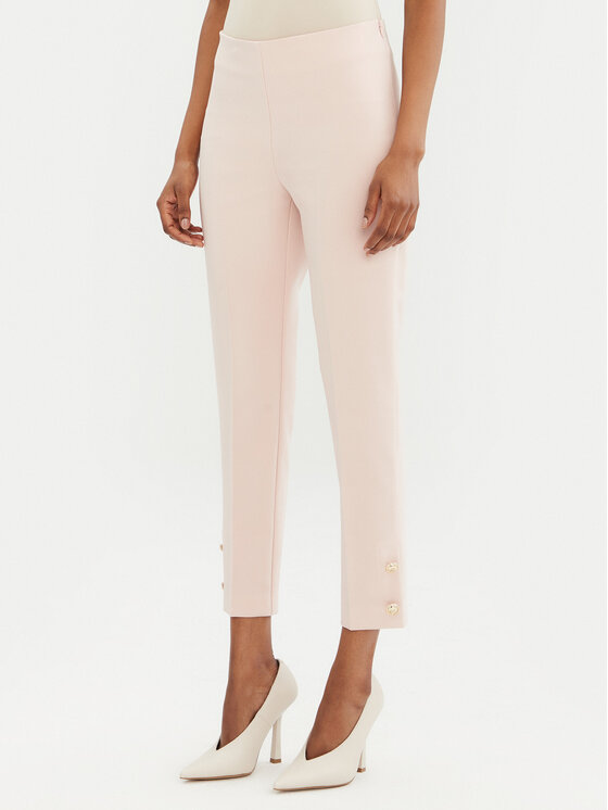 Rinascimento Rinascimento Pantaloni di tessuto CFC0122858003 Rosa Regular Fit