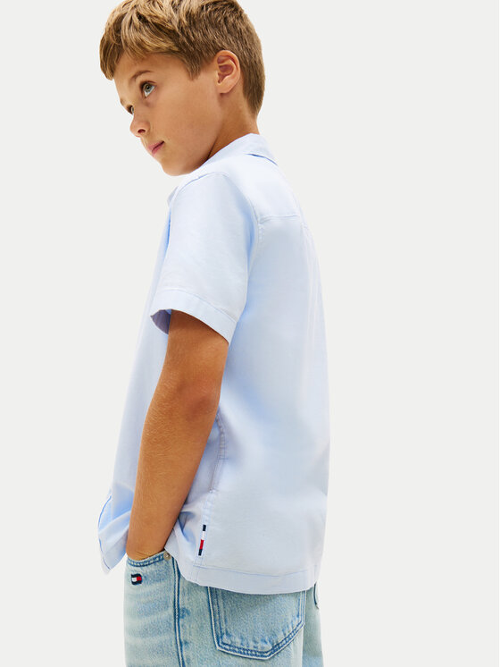 Tommy Hilfiger Tommy Hilfiger Camicia Essential KB0KB09554 D Azzurro chiaro Regular Fit