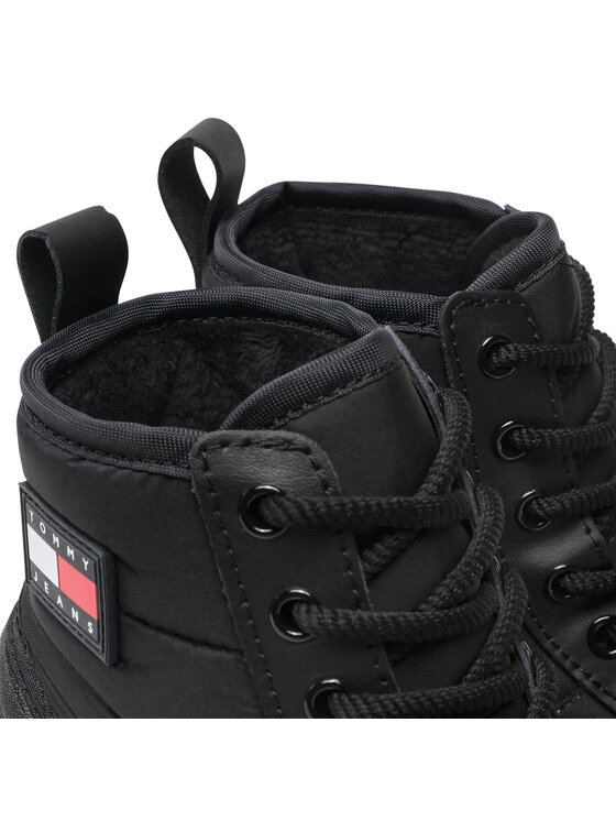 Tommy Jeans Tommy Jeans Μποτάκια Fashion Boot EN0EN01912 Μαύρο