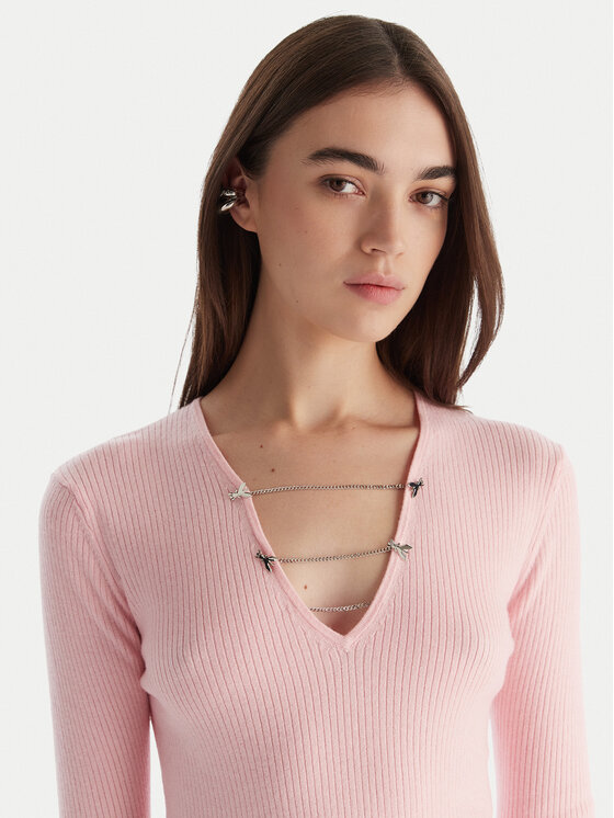 Patrizia Pepe Patrizia Pepe Sweter 2K0331/K7S0-M555 Różowy Regular Fit