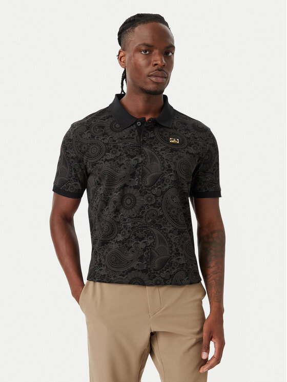 Beverly Hills Polo Club Tricou polo M2625-HR Negru Regular Fit