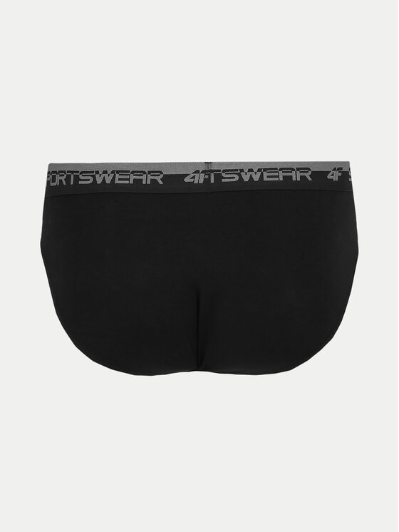 4F 4F Set di 2 slip 4FWSS24UPTSM015 Nero