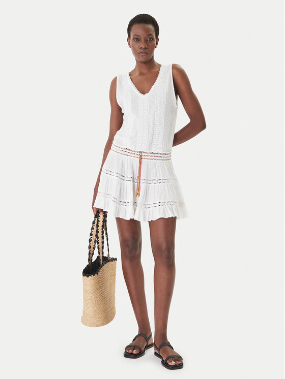 Banana Moon Banana Moon Vasarinė suknelė Martina Seastar MZG10 Balta Regular Fit