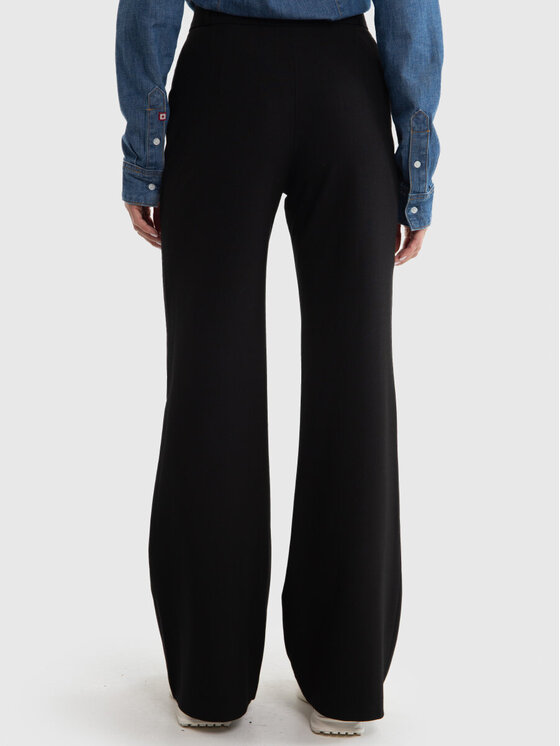 BIG STAR BIG STAR Spodnie materiałowe MABEL_906_350 Czarny Classic Fit