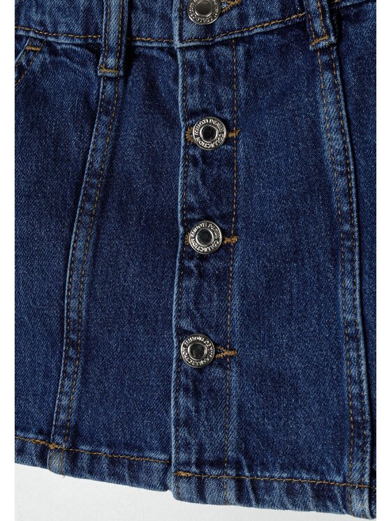 minoti minoti Spódnica jeansowa 22skirt40 Niebieski Regular Fit