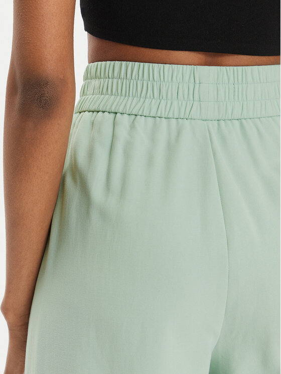 Vero Moda Vero Moda Hlače Carmen 10278926 Zelena Wide Leg