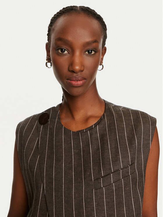 DAY BIRGER ÉT MIKKELSEN DAY BIRGER ÉT MIKKELSEN Kamizelka Enid DAY65243328 Brązowy Regular Fit