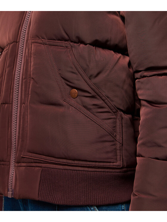 Wrangler Wrangler Kurtka puchowa 112371084 Brązowy Regular Fit