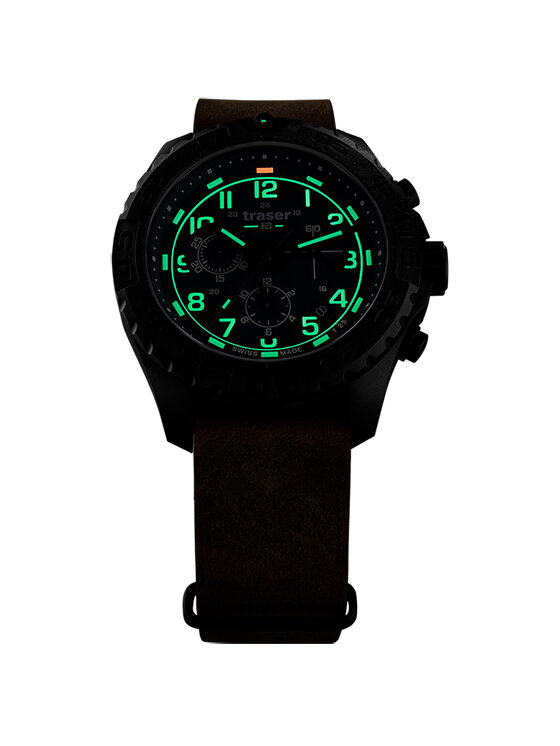 Traser Traser Zegarek TS-109047 Brązowy