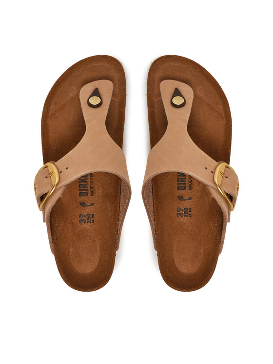 Birkenstock Birkenstock Šlepetės per pirštą Gizeh Big Buckle LENB 1024007 Rožinė