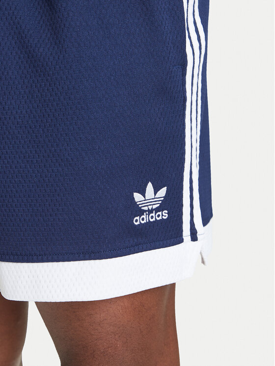 adidas adidas Pantaloni scurți sport Mock Eyelet JY1310 Bleumarin Regular Fit