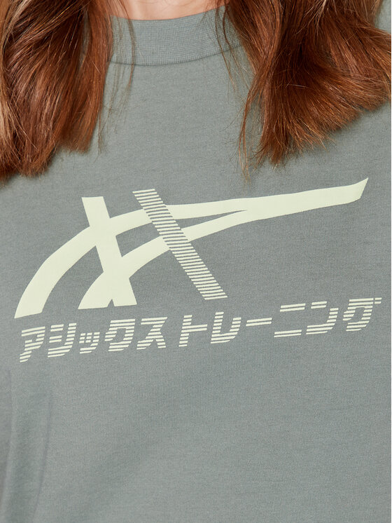 Asics Asics Футболка Tiger 2032C509 Зелений Relaxed Fit