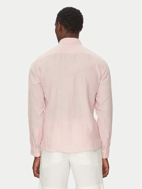 BOSS BOSS Srajca H-Roan-Bd-E-C1-243 50520283 Roza Slim Fit