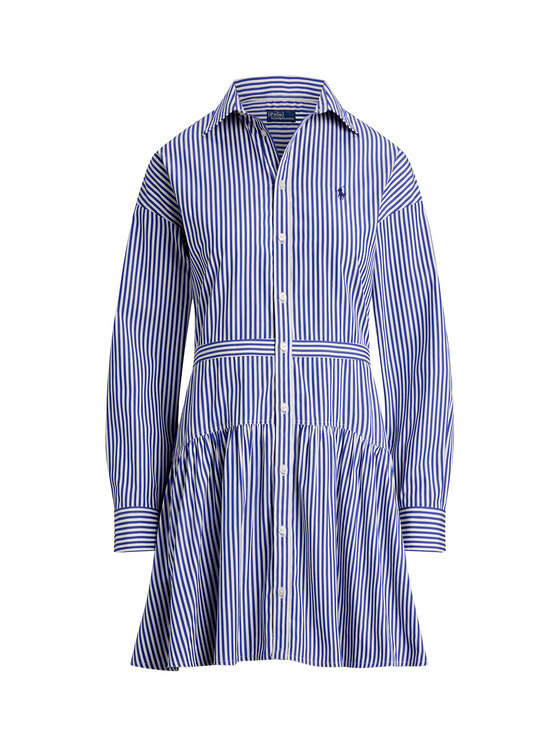 Polo Ralph Lauren Polo Ralph Lauren Košilové šaty 211972052001 Modrá Regular Fit