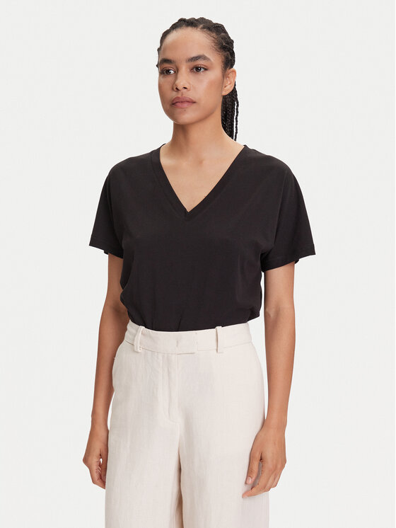 Marc O'Polo Marc O'Polo T-Shirt 506 2067 51445 Czarny Regular Fit
