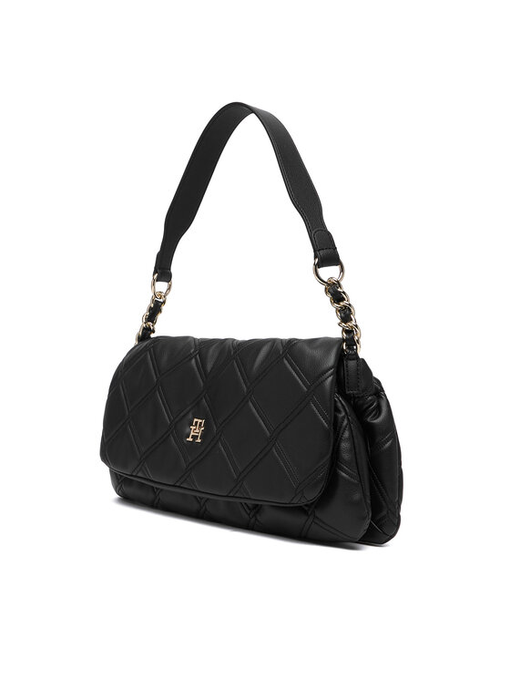 Tommy Hilfiger Tommy Hilfiger Torbica Th Feminine Shoulder Bag AW0AW18717 Crna