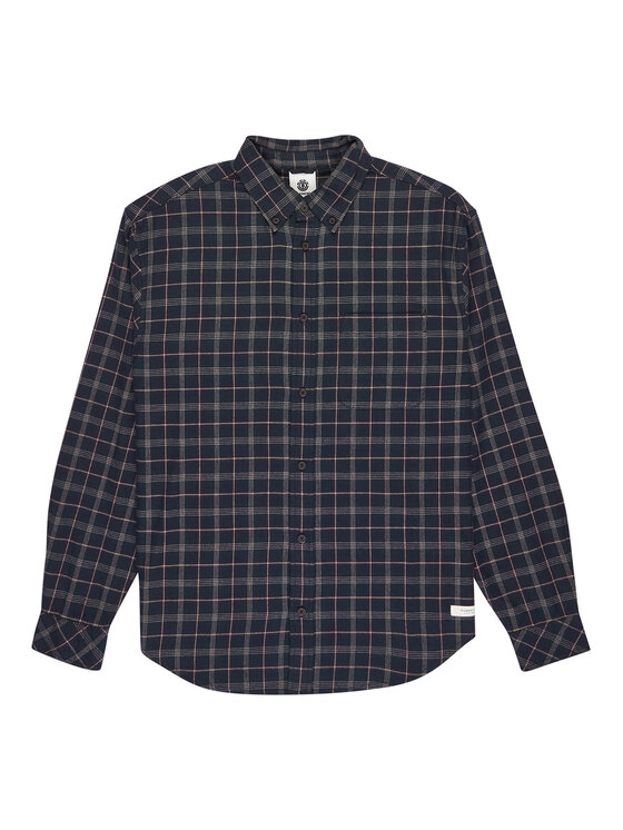 Element Element Košeľa Button Down Regular Flannel ELYWT00183 Tmavomodrá Regular Fit