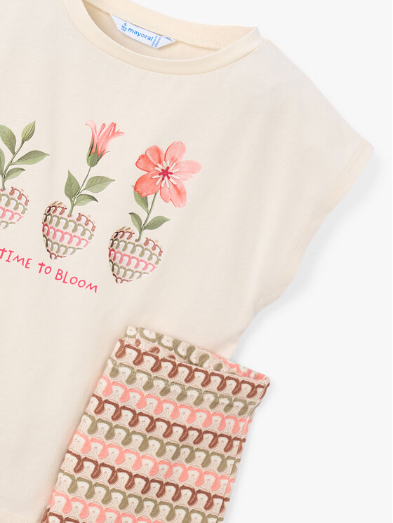 Mayoral Mayoral Komplet zgornjega dela in pajkic 3728 Bež Regular Fit