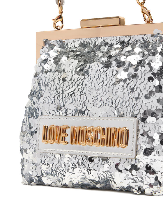 LOVE MOSCHINO LOVE MOSCHINO Geantă JC4146PP0NKK190A Argintiu