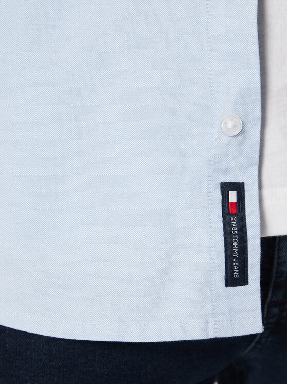 Tommy Jeans Tommy Jeans Koszula Oxford DM0DM20667 Błękitny Regular Fit