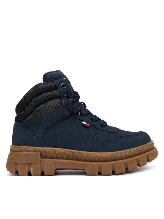 Tommy Hilfiger Tommy Hilfiger Kotníková obuv T3X5-35292-0316 M Tmavomodrá