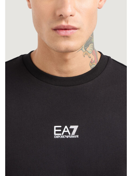 EA7 Emporio Armani EA7 Emporio Armani Bluza 8NPM34 PJVTZ Czarny Casual Fit
