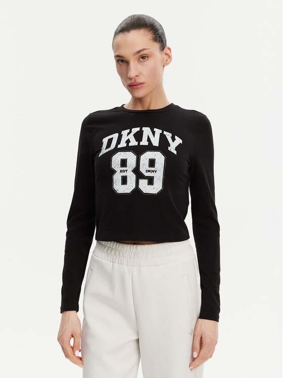 DKNY Sport DKNY Sport Μπλουζάκι DP4T9979 Μαύρο Regular Fit