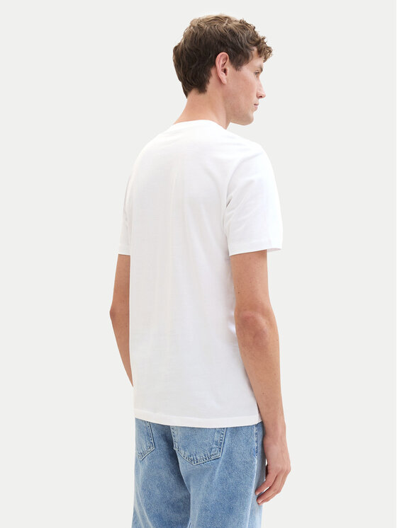 Tom Tailor Denim Tom Tailor Denim Футболка 1042045 Білий Regular Fit