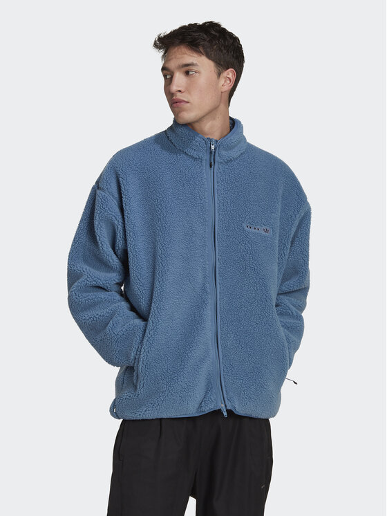 adidas adidas Kevad-sügis jope Reclaim Sherpa Jacket HK2770 Sinine Regular Fit