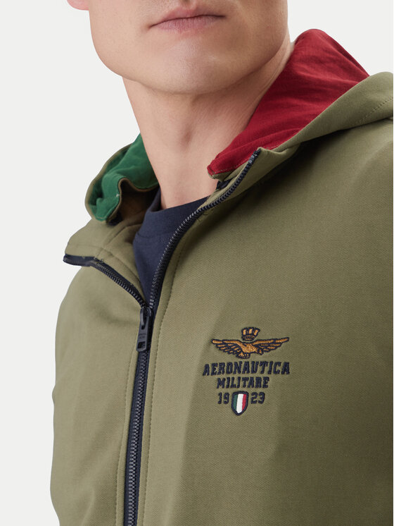 Aeronautica Militare Aeronautica Militare Dres 261TF0108UF00674 Zielony Regular Fit