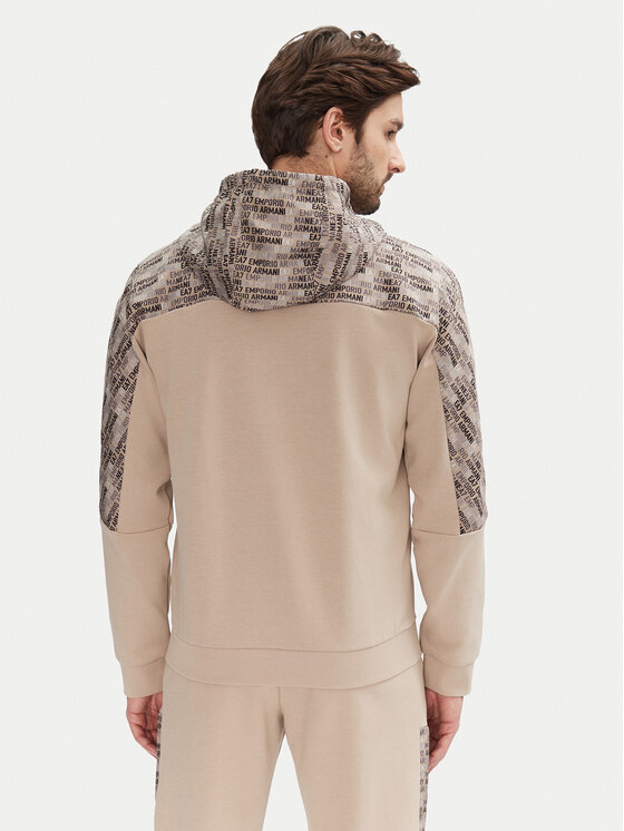 EA7 Emporio Armani EA7 Emporio Armani Суитшърт 7M000209 AF12660 U6155 Бежов Regular Fit