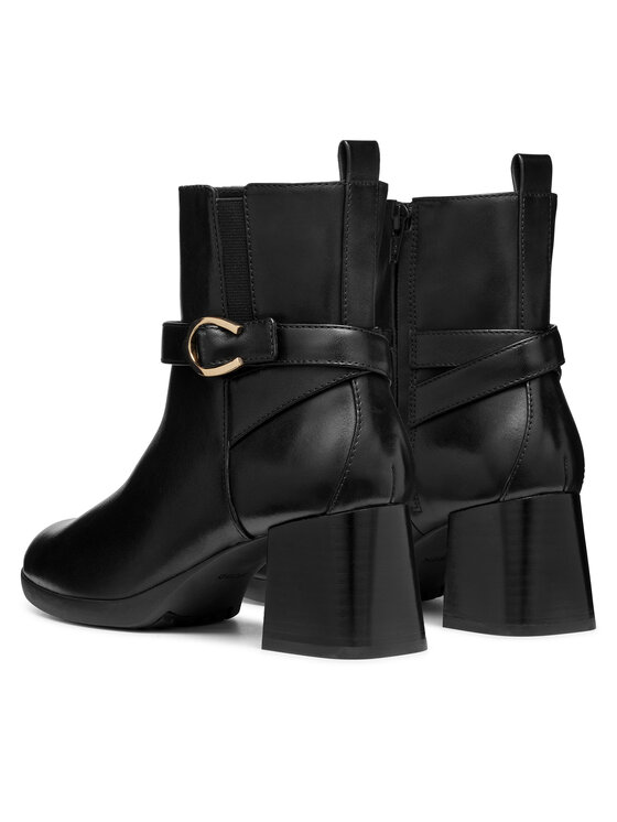 Geox Geox Botine D Walk Pleasure 55 D46XBA 00043 C9999 Negru