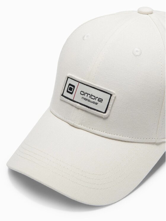 Ombre Ombre Czapka z daszkiem OM-ACCS-0103 Écru