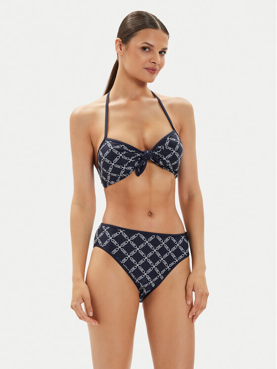 MICHAEL Michael Kors MICHAEL Michael Kors Bikini partea de sus MM7N050 Bleumarin