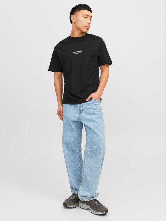 Jack&Jones Jack&Jones T-shirt Vesterbro 12240121 Crna Relaxed Fit