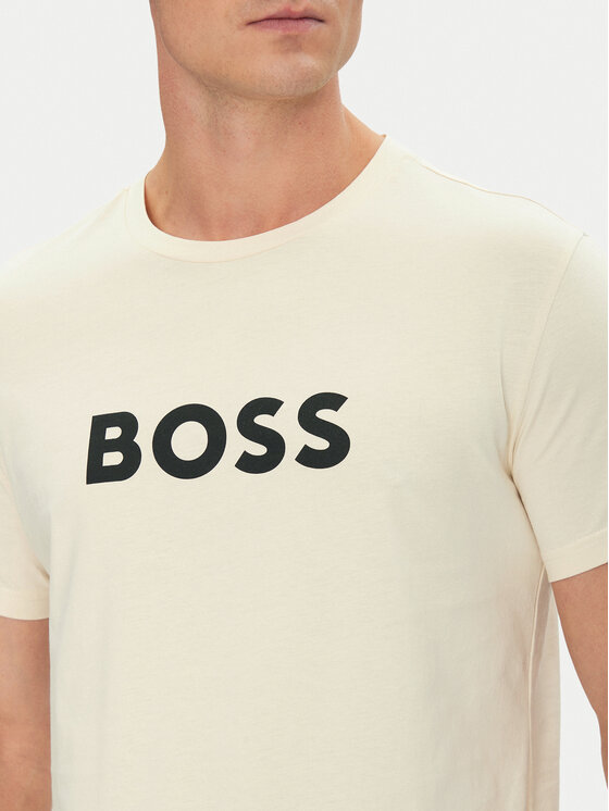 BOSS BOSS Marškinėliai 50491706 Balta Regular Fit