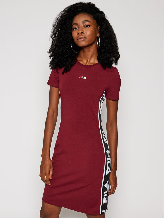 Fila Fila Kasdieninė suknelė Taniel 687697 Bordinė Slim Fit