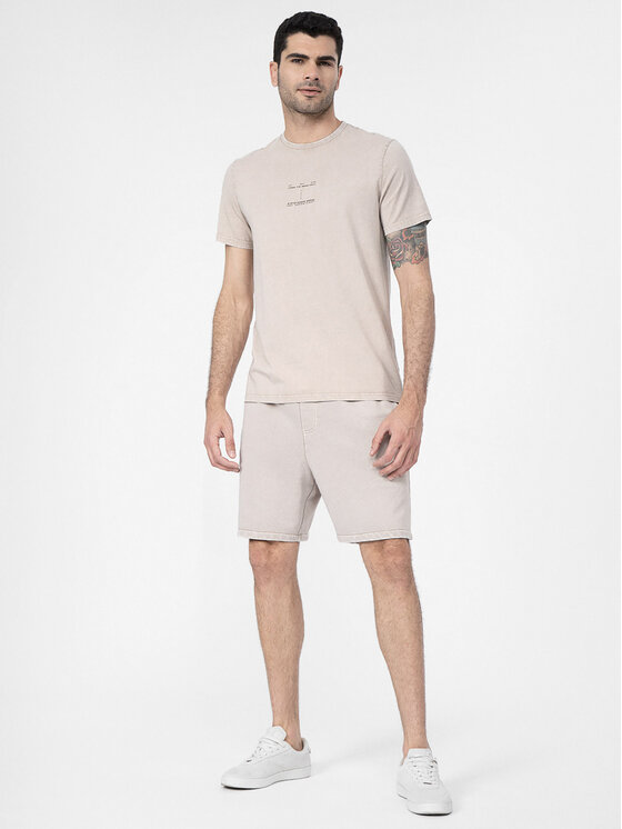 4F 4F Спортивні шорти 4FSS23TSHOM052 Бежевий Regular Fit