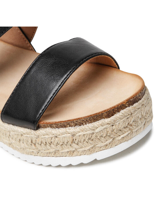 DeeZee DeeZee Espadrilles WS17059-09 Schwarz