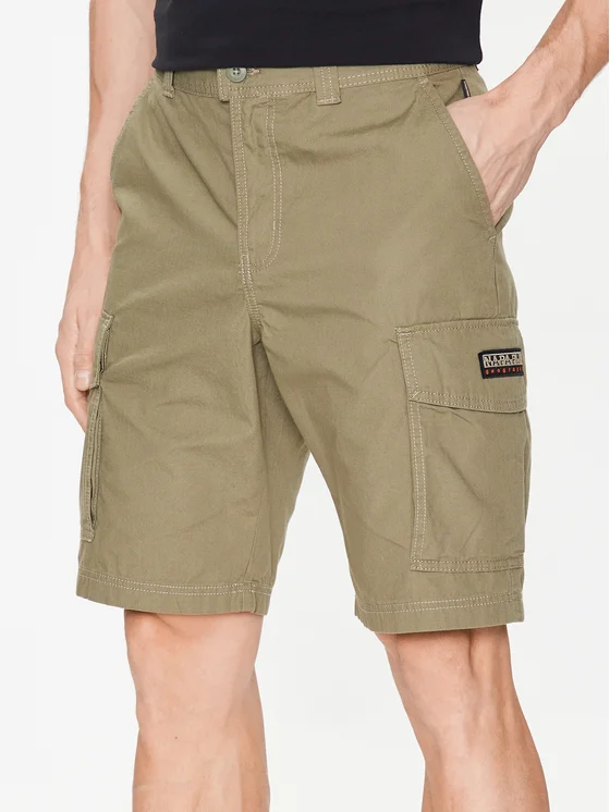 Napapijri Stoffshorts N-Maranon NP0A4H1R Grün Regular Fit