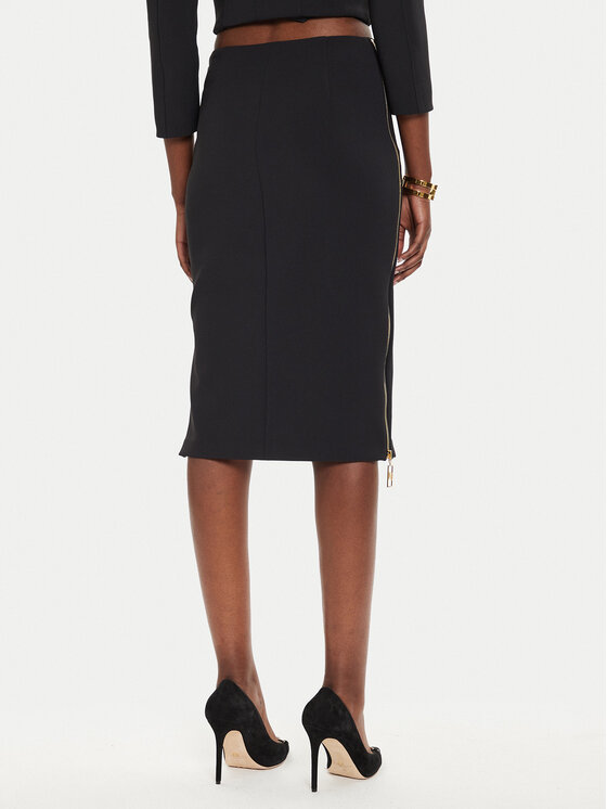 Elisabetta Franchi Elisabetta Franchi Zīmuļveida svārki GO-047-46E2 Melns Slim Fit