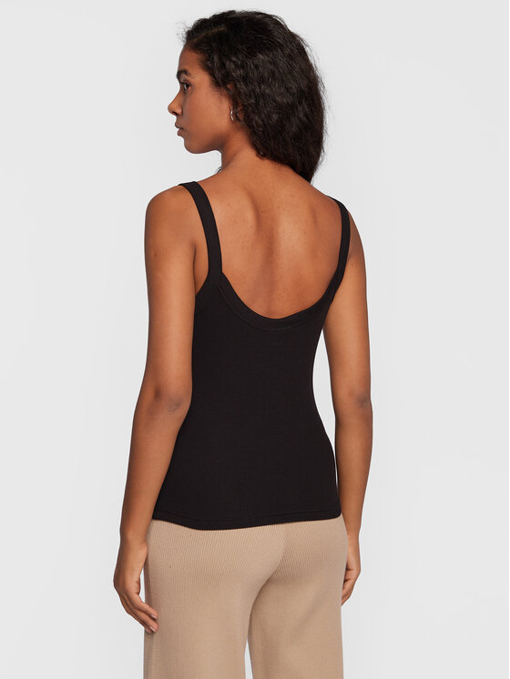 Gina Tricot Gina Tricot Top Basic 14188 Nero Slim Fit