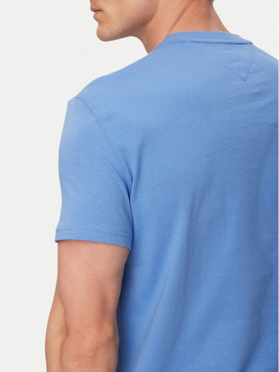 Tommy Jeans Tommy Jeans T-Shirt DM0DM22539 Modrá Regular Fit