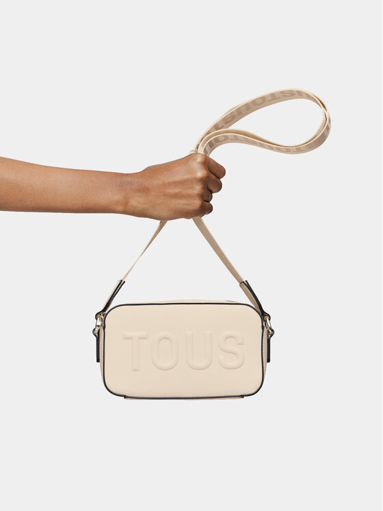 TOUS TOUS Handtasche Bandolera Reporter T La Rue 2002020501 Écru