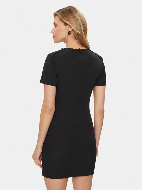 Silvian Heach Silvian Heach Kokteilinė suknelė Melli GPP24388VE Juoda Slim Fit
