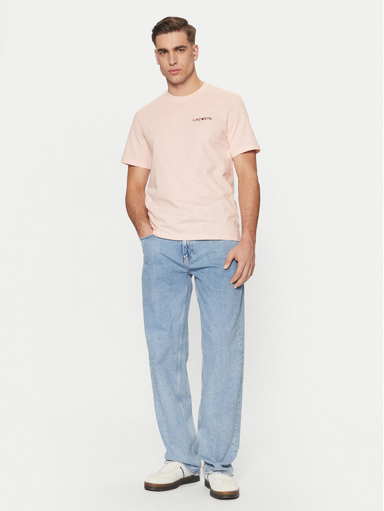 Lacoste Lacoste T-Shirt TH5231 Różowy Regular Fit