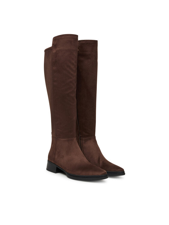 MICHAEL Michael Kors MICHAEL Michael Kors Cizme lungi muschetar Lex 40F5LXMB5S Maro