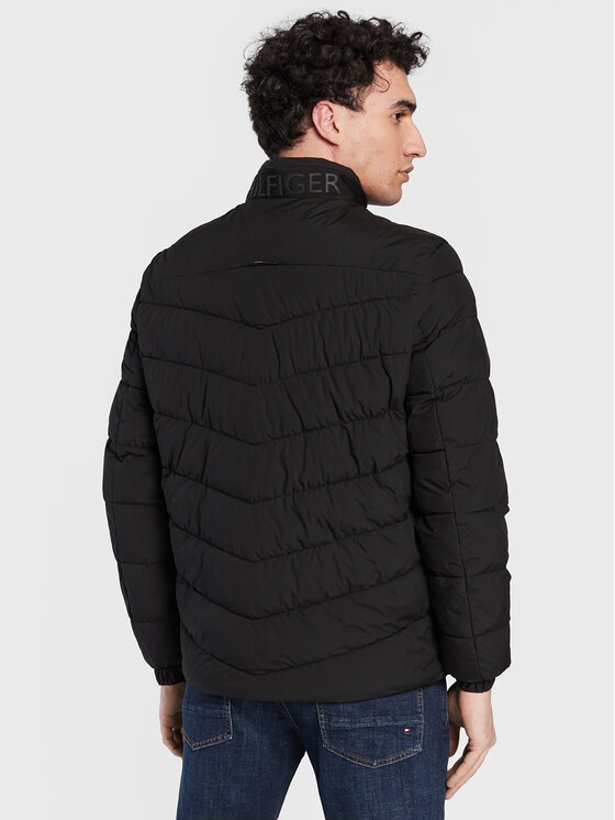 Tommy Hilfiger Tommy Hilfiger Μπουφάν χειμωνιάτικο Branded Stand MW0MW29011 Μαύρο Regular Fit